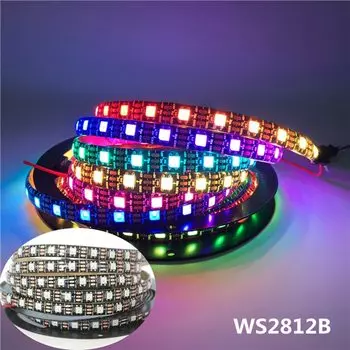 ASMTLED RGB Светодиодная лента WS2812B 12В 30/60/144 LEDs