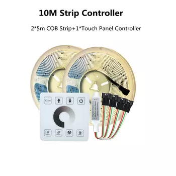 ASMTLED Светодиодная лента WS2811 COB "Бегущая вода", 24В, холодный белый