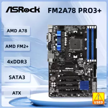ASROK FM2A78 PRO3+ Разъем для материнской платы FM2+ AMD A78 с поддержкой A10 AD8750 A8 AD7600 X4 AD860 A10 AD6700 A6 AD642 A4 AD6300 Процессор DDR3