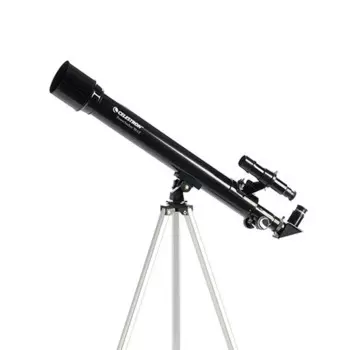 Астрономический телескоп Celestron PowerSeeker50, рефракционная оптическая система 50AZ, кронштейн для теодолита Horizon, металлический штатив