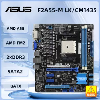 ASUS F2A55-M LK/CM1435/DP_MB материнская плата с разъемом FM2 AMD A55 DDR3 с поддержкой AMD A10-6700 A4-7300 cpu USB2.0