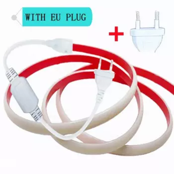 Aswesaw 220В водонепроницаемая светодиодная лента COB тёплый белый 30м