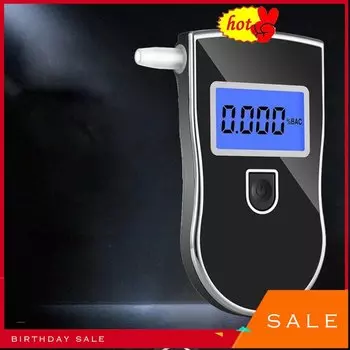 AT-818 профессиональный полицейский цифровой тестер алкоголя в выдыхаемом воздухе, алкотестер, анализатор, детектор, практичный тестер