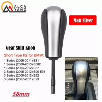 AT для BMW 3S 5S 7S X1 E серии E81 E82 E87 E88 E90 E91 E92 E46 E39 E38 E83 E53 Автомобильная ручка переключения передач, рычаг, ручка