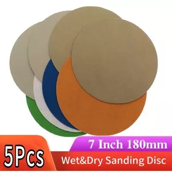 ATIKA 7-дюймовая водонепроницаемая наждачная бумага 5 шт.