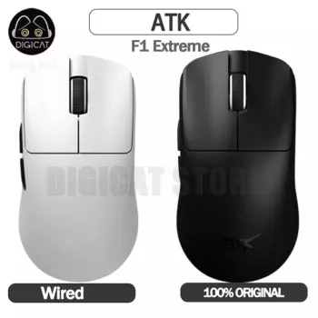 ATK Liekong F1 Экстремальная мышь, 2 режима, беспроводная мышь с блестящим небом, RGB подсветка, низкая задержка, игровая мышь, аксессуары для ПК, геймерская мышь, подарок