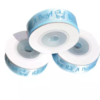 Атласные ленты CMGBOBP голубые и розовые для декора