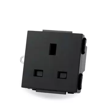 Модульная Розетка для Великобритании, Серия S, модуль для самостоятельной сборки, Бесплатная комбинированная розетка, Ирландия, Мальта, Малайзия, Сингапур, 13A