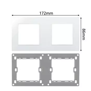 ATLECTRIC серия S-Customize стеклянная рамка для розеток
