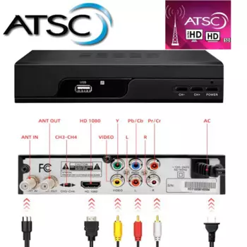 Atsc наземный HD цифровой приемник ATSC T Dolby Ac3 ТВ-приемник тюнер для США Мексики Canada Korean