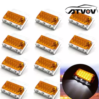 ATVOV 10 шт., 12 В, 24 В, 15 дюймов, внешний боковой маркер