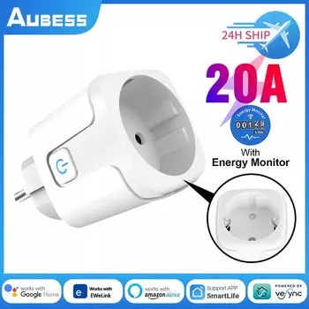Aubess 20A Wi-Fi Умная розетка