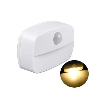 Aubess MINI светодиодные ночники беспроводной PIR датчик движения с автоматическим датчиком несколько сцен прихожая шкаф лестница комната лампы туалет книжный шкаф