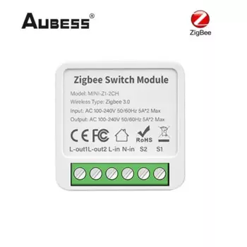 Aubess Tuya ZigBee Smart Switch 1/2/3/4 Gang