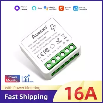Aubess Wi-Fi Zigbee умный выключатель 16A