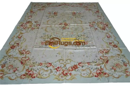 Aubusson шерсть античный Французский Aubusson Husbandry аграрный пастырской сцены ковровая панель тканый диван пол использовать шерстяной ковер