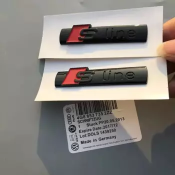 Audi 4Ring логотип ABS черный автомобильный капот передняя решетка задний багажник эмблема наклейка A4 Quarrto 2.0T Sline наклейка для AUDI A4 2008-2017