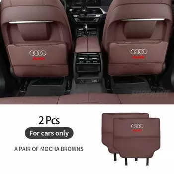 Audi A1 A3 A4 A5 A6 A7 A8 Q3 Q5 Q7 Q8 RS4 RS5 RS6 S3 S4 S5 TT Сумка для хранения спинки автомобильного сиденья Защитная накладка от ударов