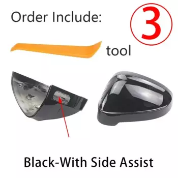 Audi A4 B9 Sline A5 S5 RS5 Sportback Боковая Поддержка Крышки Зеркала Заднего Вида С Эффектом Карбона АБС-пластик Яркая Черна...