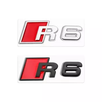 Audi Car 3D Metal Numbers Letters A3 A4 A6 A7 Q3 Q4 S3 S6 RS3 RS4 R3 R4 R6 R8 черный серебристый Эмблема Значок Наклейки Авто Хвост Наклейка