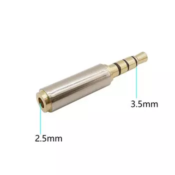 Аудио адаптер 2,5 мм на 3,5 мм