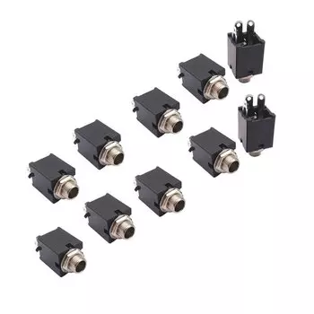 Аудио разъемы 6,35 мм PJ-612A 2/5/10 шт