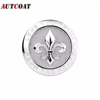 AUTCOAT 1 шт. 3D металлический боковое крыло автомобиля задний багажник эмблема значок наклейки для всех автомобилей модифицированные декоративные наклейки