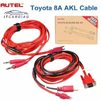 Для AUTEL Toyota 8A AKL кабель без умного ключа, адаптер для потерянных всех ключей, работающий с APB112 и G-Box2 G-BOX3 автомобильными диагностическими кабелями