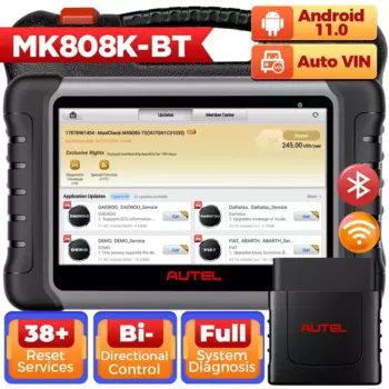 Autel MaxiCOM MK808K-BT OBD2 сканер MK808BT PRO автомобильный ридер OBD2 считыватель кодов активный тест