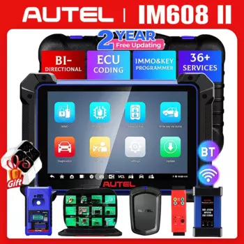 Autel MaxiIM IM608 II Инструмент программирования брелока IMMO 2-летние обновления Обновленный диагностический инструмент программатора ключей IM608PRO XP400PRO