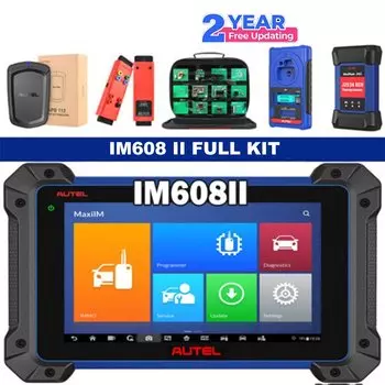 Autel MaxiIM IM608 II Инструмент программирования брелока IMMO 2-летние обновления Обновленный диагностический инструмент программатора ключей IM608PRO XP400PRO