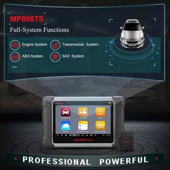 Autel MaxiPro MP808TS диагностический инструмент автомобильный сканер 36 сброс кодирования ключей OBD сканер OBD2 PK MP808BT 2-летнее обновление