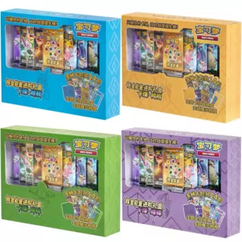 Аутентичная Подарочная коробка для домашних животных PTCG, эльф энергии, улучшенная Подарочная коробка для энергии, коллекционная карточка, игрушки, подарок на день рождения