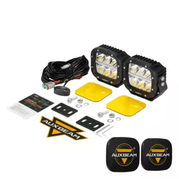 AUXBEAM 5-дюймовый 132 Вт светодиодный светильник 24 В дальнего света точечный прожектор комбинированный рабочий прожектор Pod Offroad DRL лампа с жгутом проводов DT