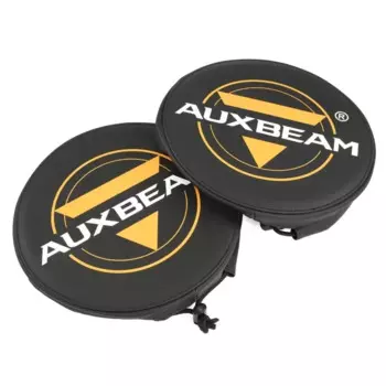 AUXBEAM 9-дюймовый круглый чехол для светодиодных фонарей, крутой, прочный, простой в установке, защитные чехлы для светодиодных фар дальнего света (2 шт./компл.)