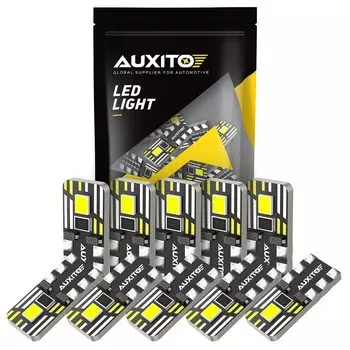 AUXITO 10 шт. W5W T10 светодиодный лампочка для салона автомобиля светильник для VW Volkswagen Passat B6 B5 CC Golf 7 4 MK5 MK7 MK6 Jetta Tiguan Touran Polo