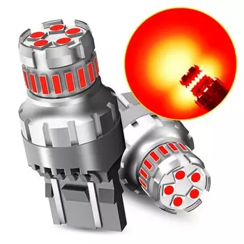 AUXITO 2 шт. 7443 Светодиодный стоп-сигнал Canbus T20 W21/5W W21W 7440 Светодиодная лампа без ошибок Стробоскопическая вспышка Красный Белый DRL Задние фонари заднего хода