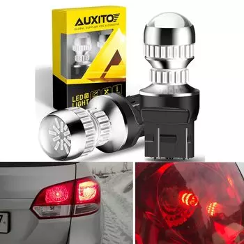 AUXITO 2 шт. автомобильные стоп-сигналы светодиодные лампы T20 7443 W21/5W светодиодные красные задние фонари для Audi BMW F20 Toyota Corolla Hyundai