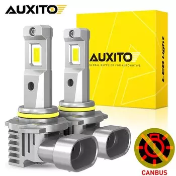 AUXITO 2 шт. Canbus 9005 светодиодные фары HB3 лампы H8 H9 H11 9006 HB4 H4 9002 HB3 светодиодные автомобильные противотуманные фары лампы для Bmw Honda Crv Audi A8