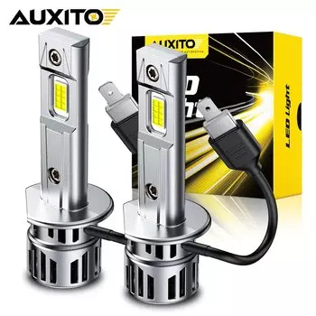 AUXITO 2 шт. Canbus H1 светодиодная фара 30000LM 70 Вт H7 свет супер яркий дальний или ближний свет турбо автомобильная фара безвентиляторная автомобильная