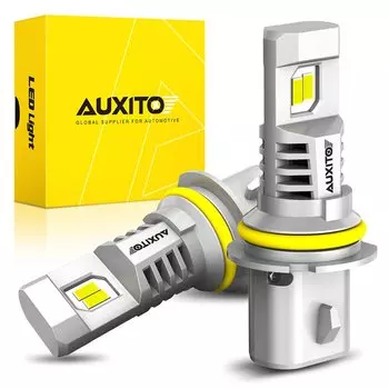 AUXITO 2 шт. Canbus HB5 9007 Светодиодная лампа для фар с вентилятором дальнего и ближнего света 12 В Автомобильная противотуманная фара 6500K Супер яркий белый 30000LM