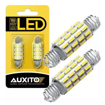 AUXITO 2 шт. фестон C10W LED 39 мм 41 мм 42 мм Canbus безотказный 4014SMD 6500K белый автомобильный внутренний светильник лампа для чтения купольная багажная лампа
