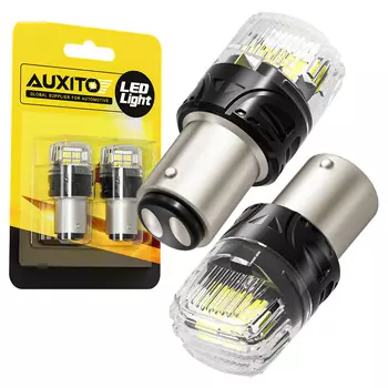 AUXITO 2 шт. S25 светодиодная лампа 1156 Ba15s P21w 157 Bay15d P21/5W светодиодный белый Canbus DRL парковочные огни заднего хода для автомобиля авто лампа
