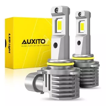 AUXITO 2 шт. супер яркие 9005 светодиодные фонари HB3 HB4 9006 H11 H8 безвентиляторная лампа для фар автомобиля противотуманная фара 12 В белый