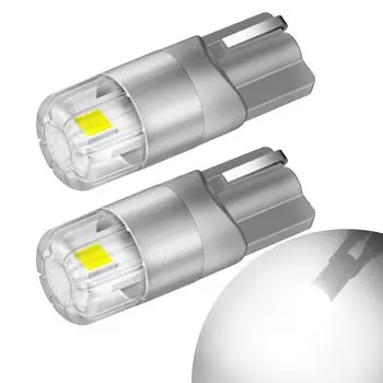 AUXITO 2 шт. T10 LED Canbus W5W Светодиодная лампа 168 194 2824 Лампа 6000K Белый Внутреннее освещение автомобиля Купольный светильник для чтения в багажнике Белый 12 В
