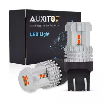 AUXITO 2 шт. T20 7443 7440 W21/5W W21W Светодиодный лампа дневные ходовые огни стоп-сигналы 12 В белый красный