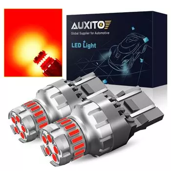 AUXITO 2 шт. T20 7443 Светодиодный Canbus W21/5W 7440 W21W Светодиодная лампа красного цвета 6500K Белый Автомобильный фонарь заднего хода положения Парковочный фонарь DRL