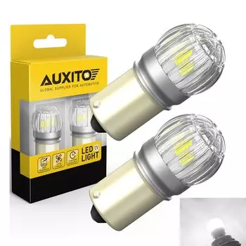 AUXITO 2 Шт. В Упаковке 1156 BA15S P21W Светодиодные Задние Фонари 6000K Белые Желтые Универсальные Подходят Для Skoda Audi B...