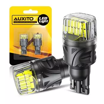 AUXITO 2 шт. W16W светодиодный задний фонарь Canbus белый желтый T15 T16 912 921 светодиодный резервный задний стоп-сигнал супер яркая автомобильная лампа 12 В