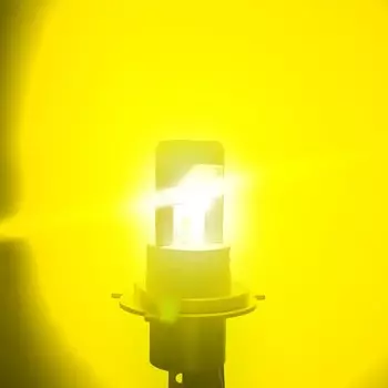 AUXITO 2X 2025 Новый 20000LM H4 LED 9003 HB2 Фара 3000K Желтый Canbus Дальний ближний свет 50 Вт 12 В Лампа для фар для автомобиля Мотоцикла